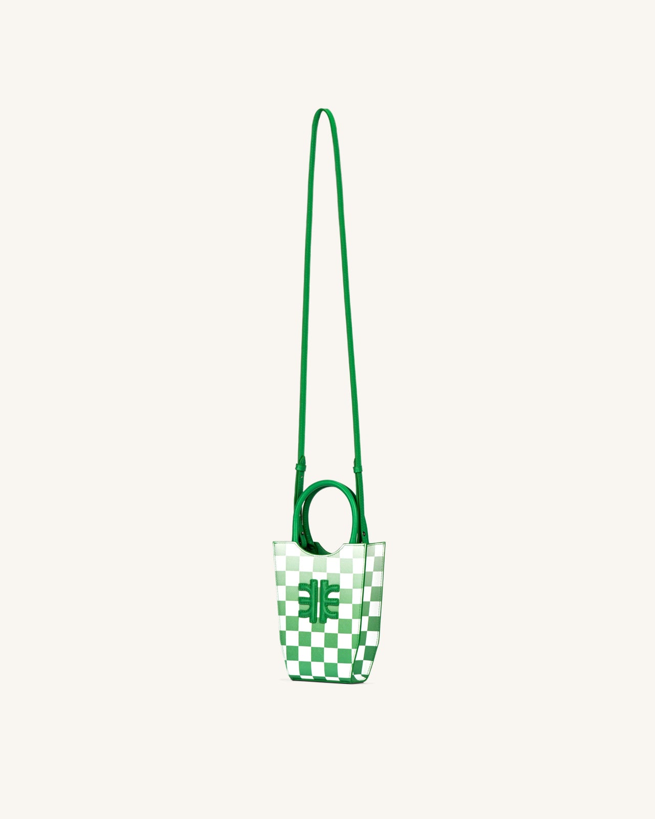 FEI Sac De Téléphone En Damier Dégradé - Vert Gazon