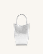 Sac de téléphone métallisé FEI - Argenté
