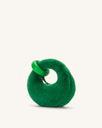 Abacus - Mini sac à main en fausse fourrure - Vert Gazon