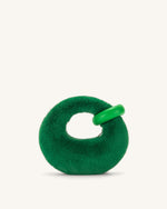 Abacus - Mini sac à main en fausse fourrure - Vert Gazon