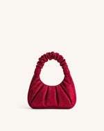 Sac à bandoulière moyen en cristal artificiel Gabbi - Rouge