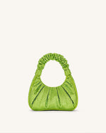 Sac à main Gabbi en cristal artificiel à rabat moyen  - Vert