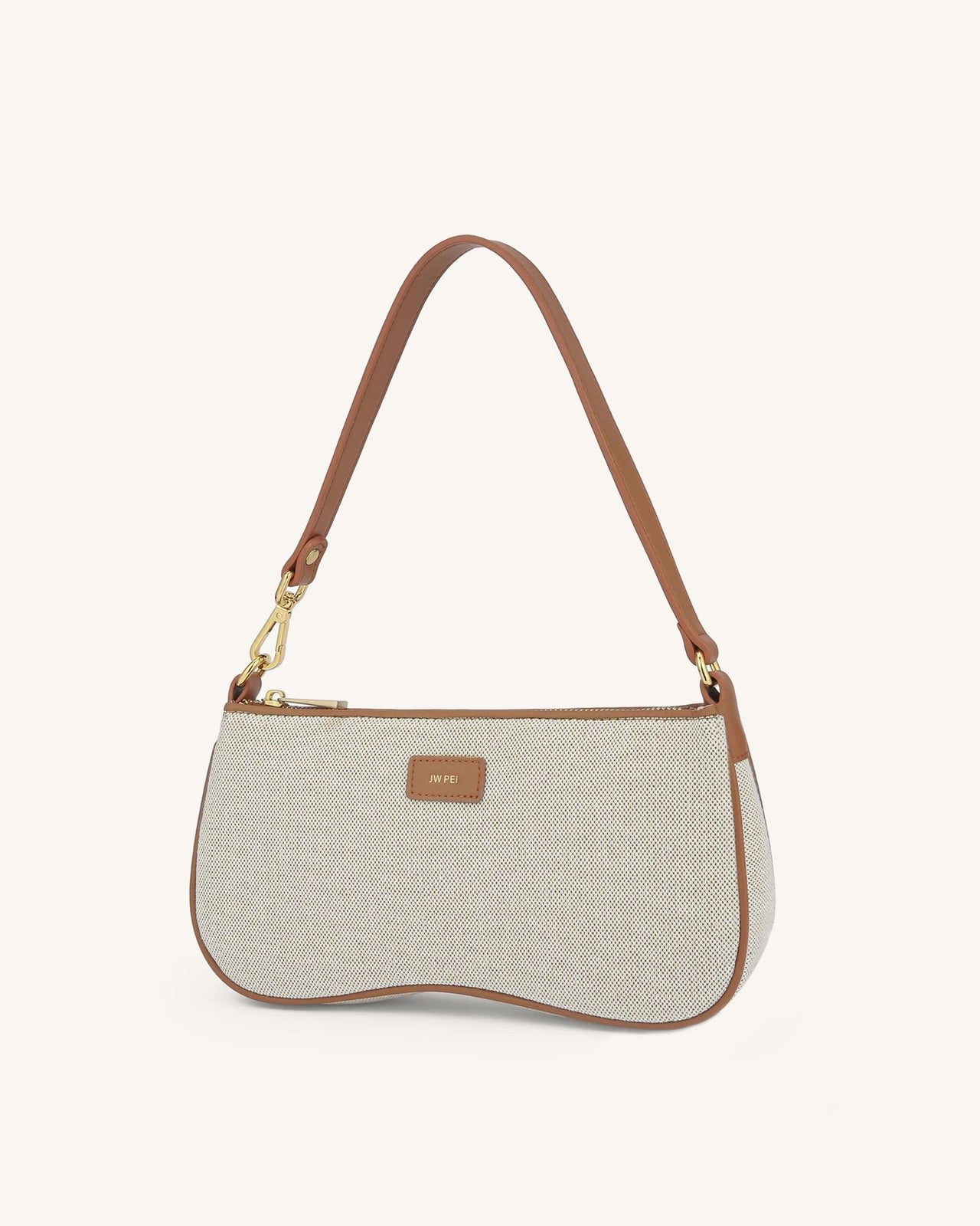 Sac Bandoulière Eva - Beige Canevas