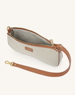Sac Bandoulière Eva - Beige Canevas