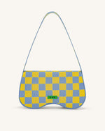 Sac à Bandoulière Tricoté Becci - Glace & Jaune