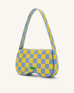 Sac à Bandoulière Tricoté Becci - Glace & Jaune