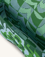Sac à Bandoulière Tricoté Becci - Vert Foncé & Vert & Glace