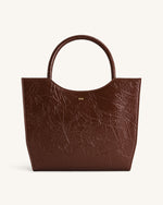 Sac cabas à plis Leah - Ombre