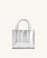 Mini sac cabas Freya - Argent