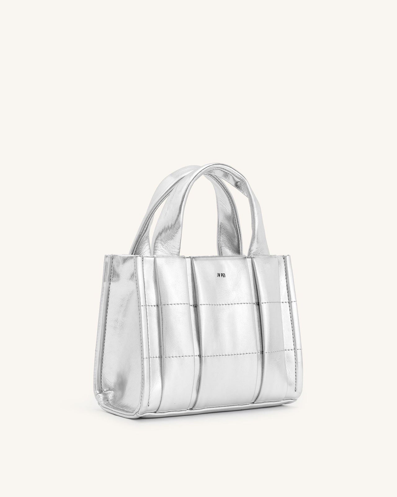 Mini sac cabas Freya - Argent