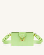 Grace Sac Boîte - Citron Vert  Effet Lézard