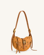 Sac à bandoulière en daim Tessa - Camel