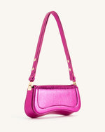 Sac à bandoulière Joy métallique - Violet rougeâtre