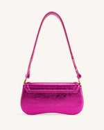Sac à bandoulière Joy métallique - Violet rougeâtre